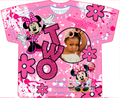 Minnie Mouse Birthday All Over Print T-Shirt | Personalized T-Shirt | Birthday Shirt | 3D Shirt | Birthday Gift | Kids Shirt | Custom Birthday Shirt